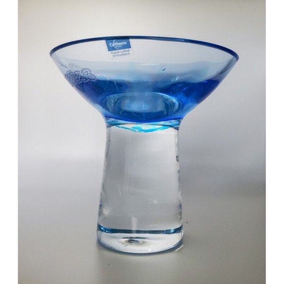 Rare Vintage Celtic Myths Collection by CAITHNESS Glass Candle Holder Scotland - Picture 4 of 9